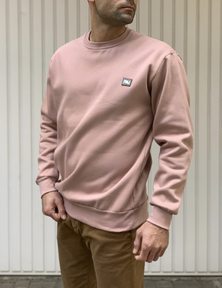 NDC ανδρικό ροζ φούτερ με τύπωμα 231110 φωτογραφία